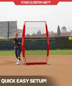 PowerNet I-Screen W/ Frame + Infielder Net Bundle