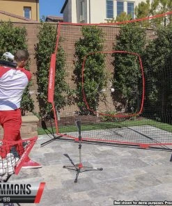 PowerNet HITTING NETS 8x8 Practice Net | 64 SqFt Coverage!