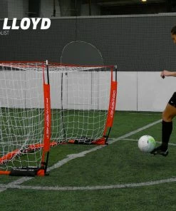 PowerNet Soccer Goal 8x4 Portable Bow Style Net 1 Goal+1 Carrying Bag