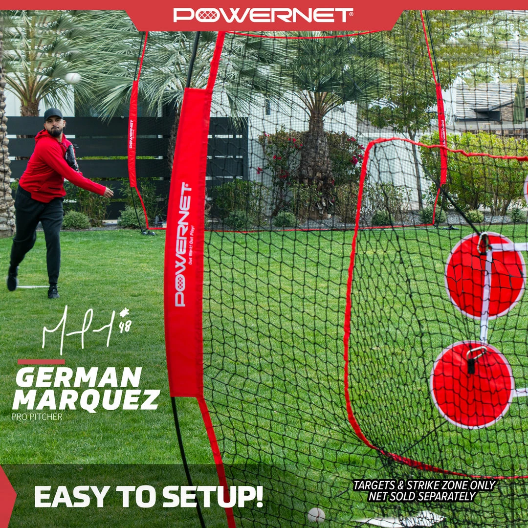 PowerNet Pitch Perfect Targets And Strike Zone Attachment For 7x7 Net Bundle TRAINING AIDS 5 PowerNet Pitch Perfect Targets And Strike Zone Attachment For 7x7 Net Bundle TRAINING AIDS