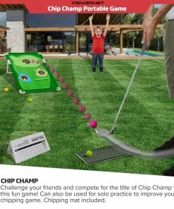 PowerNet Chip Champ Golf Portable Cornhole Game | Fun For Any Age Or Skill Set