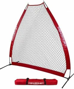 PowerNet A-Frame Baseball Pitching Screen Net PITCHING PROTECTION SCREENS