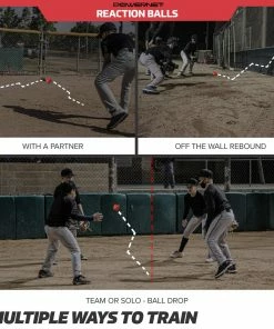 PowerNet TRAINING AIDS Reaction Balls | Random Bounce Fielding Tool