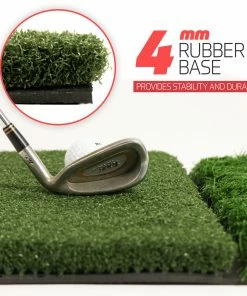 PowerNet Golf Hitting Mat | Artificial Tri-Turf Grass | 25