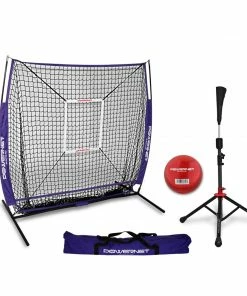 PowerNet 5x5 Practice Net Deluxe Tee Strike Zone Weighted Training Ball Bundle 22 PowerNet 5x5 Practice Net Deluxe Tee Strike Zone Weighted Training Ball Bundle