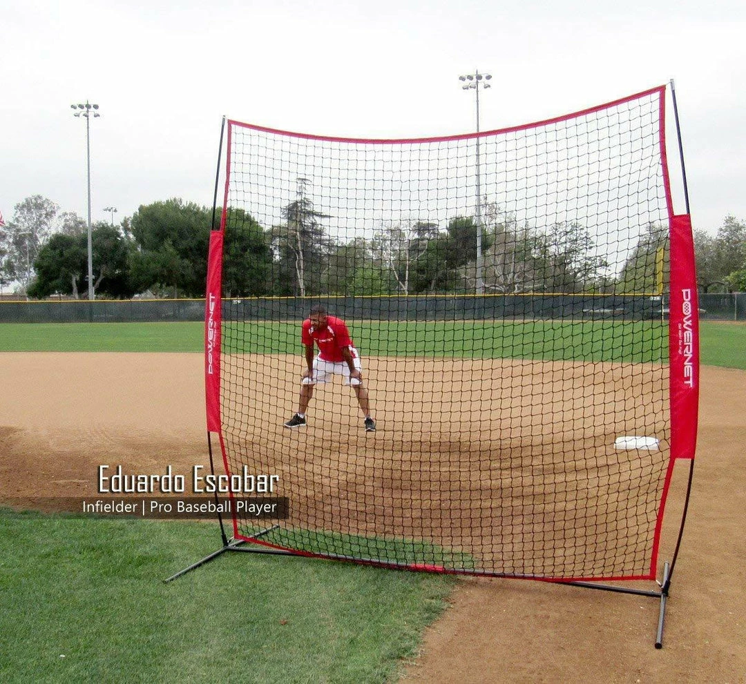 PowerNet Barriers 8x8 Barrier Screen Net For Baseball Softball Lacrosse Portable Protection System 5 PowerNet Barriers 8x8 Barrier Screen Net For Baseball Softball Lacrosse Portable Protection System