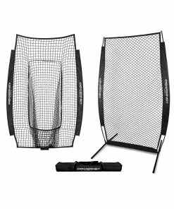 PowerNet I-Screen W/ Frame + Infielder Net Bundle
