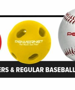 PowerNet GOLF Micro Crushers Limited Flight Training Baseballs 12 PK