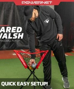 PowerNet Portable Batting Practice Ball Caddy FIELD EQUIPMENT