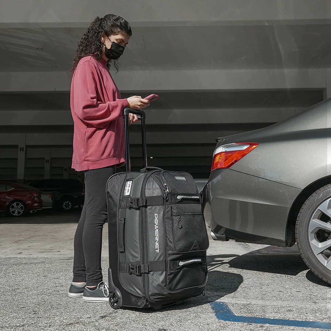 PowerNet Journey Rolling Travel Bag Large | Durable Luggage For Cross Country Trips | Perfect For Athletes 10 PowerNet Journey Rolling Travel Bag Large | Durable Luggage For Cross Country Trips | Perfect For Athletes