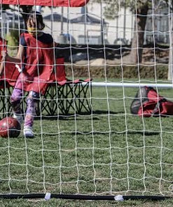 PowerNet 6x4 Ft Soccer Goal | Lightweight Frame Ultra Portable | Included Sandbag
