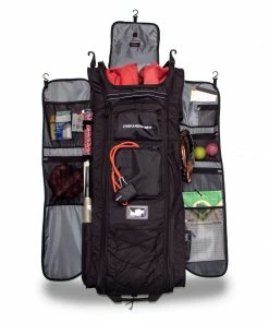 PowerNet BAGS All Gear Transporter | Rolling Baseball Equipment Bag For Coaches All W/Terrain Wheels