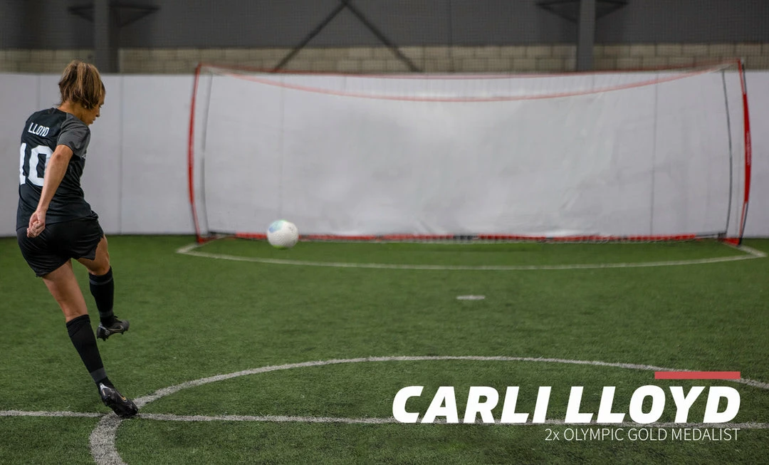 PowerNet Soccer Goal 24x8 Regulation Size With Wheeled Carrying Bag 3 PowerNet Soccer Goal 24x8 Regulation Size With Wheeled Carrying Bag