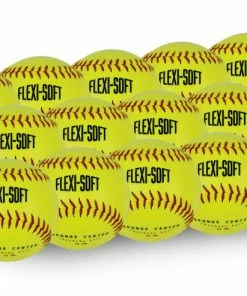 PowerNet Flexi Soft 11" Softballs 18 Pack Bundle