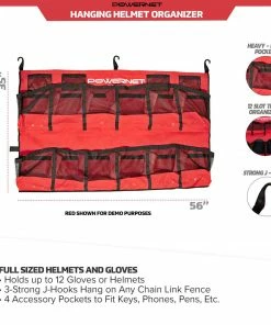 PowerNet PowerPro Hanging Helmet Organizer Bag Dugout Organization