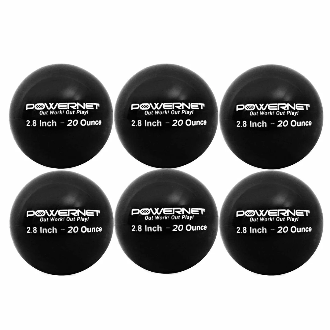 PowerNet WEIGHTED / TRAINING BALLS 2.8" Weighted Training Balls (6 Pack) | 12 To 20 Oz 1 PowerNet WEIGHTED / TRAINING BALLS 2.8" Weighted Training Balls (6 Pack) | 12 To 20 Oz