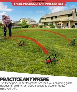 PowerNet 3 Piece Golf Chipping Net Set 8 PowerNet 3 Piece Golf Chipping Net Set
