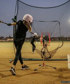 PowerNet HITTING NETS 8x8 XLP PRO Net | One Piece Frame