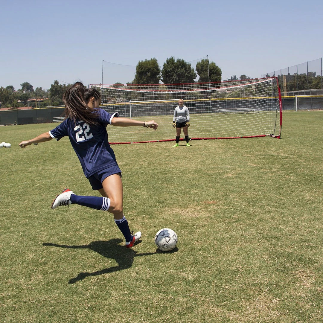 PowerNet Soccer Goal 24x8 Regulation Size With Wheeled Carrying Bag 7 PowerNet Soccer Goal 24x8 Regulation Size With Wheeled Carrying Bag