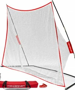 PowerNet Golf Net | Use Real Or Practice Balls Indoor Or Outdoor Use (10' X 7')