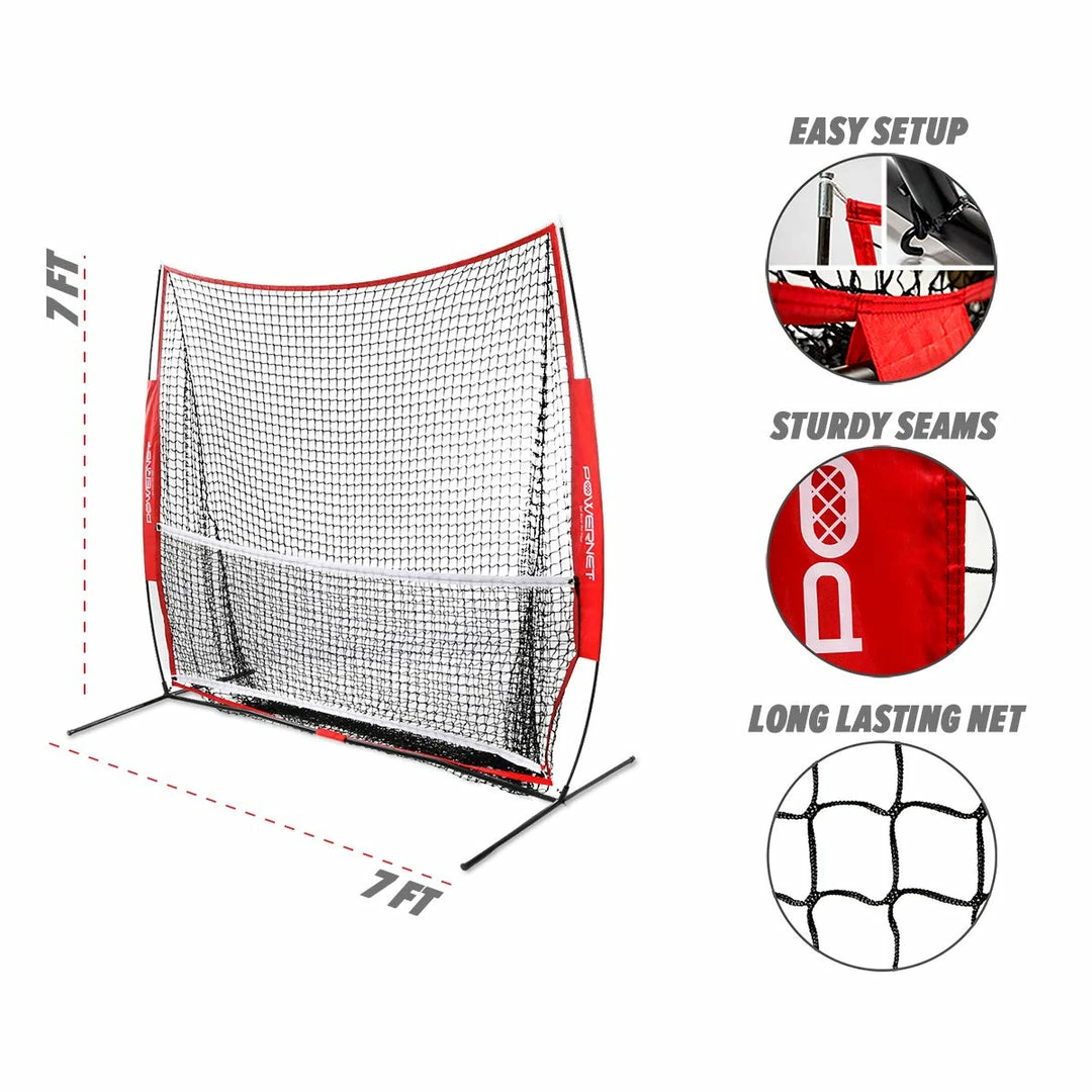PowerNet Tennis Nets 7x7 Ft Portable Tennis Net And Pickleball Trainer 3 PowerNet Tennis Nets 7x7 Ft Portable Tennis Net And Pickleball Trainer