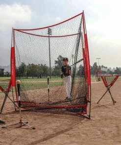 PowerNet HITTING NETS Triple Threat Baseball Training Net 3 Way 7' X 7' Batting For Baseball Softball