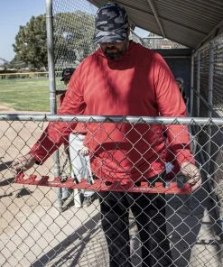 PowerNet Dugout Organization Baseball Softball Bat Fence Rack