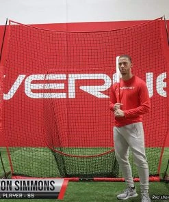 PowerNet HITTING NETS 8x8 XLP PRO Net | One Piece Frame