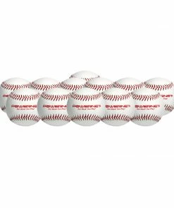 PowerNet Practice Baseballs 12 PK Recreation Grade Regulation Size Balls Practice Balls