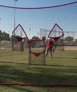 PowerNet 8x8 Ft Football 3 Pocket Net