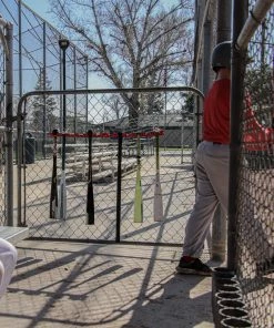 PowerNet Dugout Organization Baseball Softball Bat Fence Rack