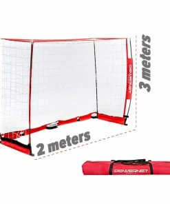 PowerNet SOCCER Futsal Goal 3m X 2m With Carry Bag (Official FIFA Size)