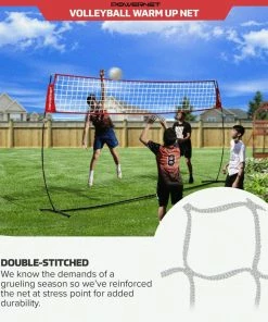 PowerNet Freestanding Volleyball Warm Up Net