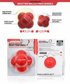 PowerNet TRAINING AIDS Reaction Balls | Random Bounce Fielding Tool