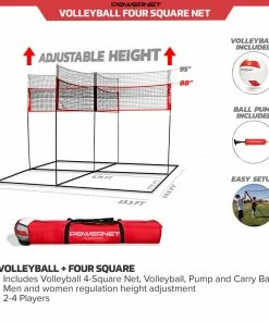 PowerNet Volleyball Four Square Net