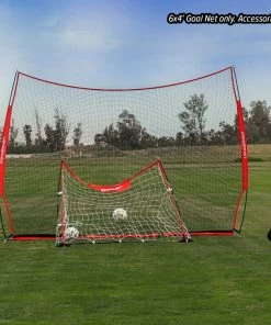 PowerNet 6x4 Ft Soccer Goal | Lightweight Frame Ultra Portable | Included Sandbag