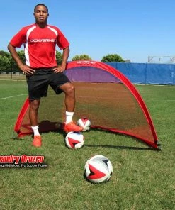 PowerNet Popup Soccer Goals Portable Net 2 Goals + 1 Carrying Bag 19 PowerNet Popup Soccer Goals Portable Net 2 Goals + 1 Carrying Bag
