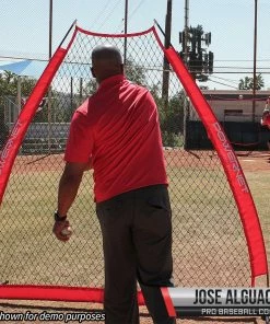 PowerNet A-Frame Baseball Pitching Screen Net PITCHING PROTECTION SCREENS