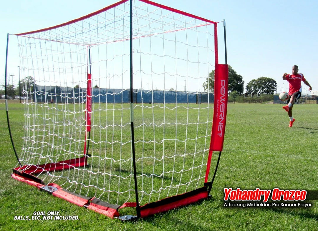 PowerNet Soccer Goal 6ft X 4ft Portable Bow Style Net GOALS 8 PowerNet Soccer Goal 6ft X 4ft Portable Bow Style Net GOALS
