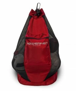 PowerNet Soccer Ball Bag | Large Carry With Large Drawstring | Mesh Bag Storage Sack