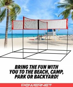 PowerNet Volleyball Four Square Net