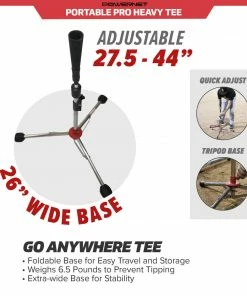 PowerNet Baseball Softball Adjustable Batting Tee | 2 Styles
