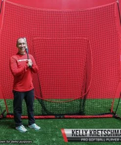 PowerNet HITTING NETS 8x8 XLP PRO Net | One Piece Frame