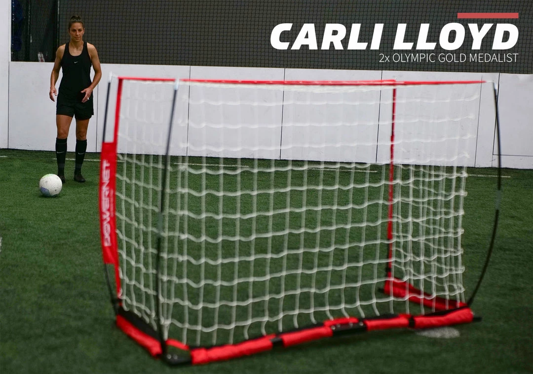 PowerNet Soccer Goal 6ft X 4ft Portable Bow Style Net GOALS 4 PowerNet Soccer Goal 6ft X 4ft Portable Bow Style Net GOALS