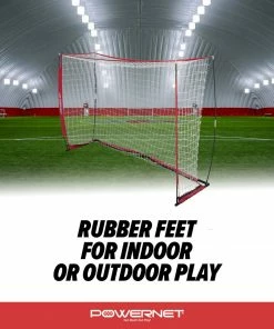PowerNet SOCCER Futsal Goal 3m X 2m With Carry Bag (Official FIFA Size)