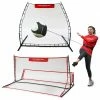 PowerNet Rebounder Training Net + 6' X 4' Fast Pass Dual-Sided Rebounder Trainer Soccer Bundle