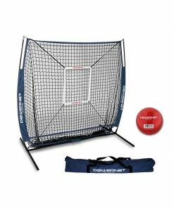 PowerNet 5x5 Practice Net + Strike Zone + Weighted Training Ball Bundle HITTING NETS