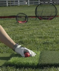 PowerNet Golf Hitting Mat | Artificial Tri-Turf Grass | 25