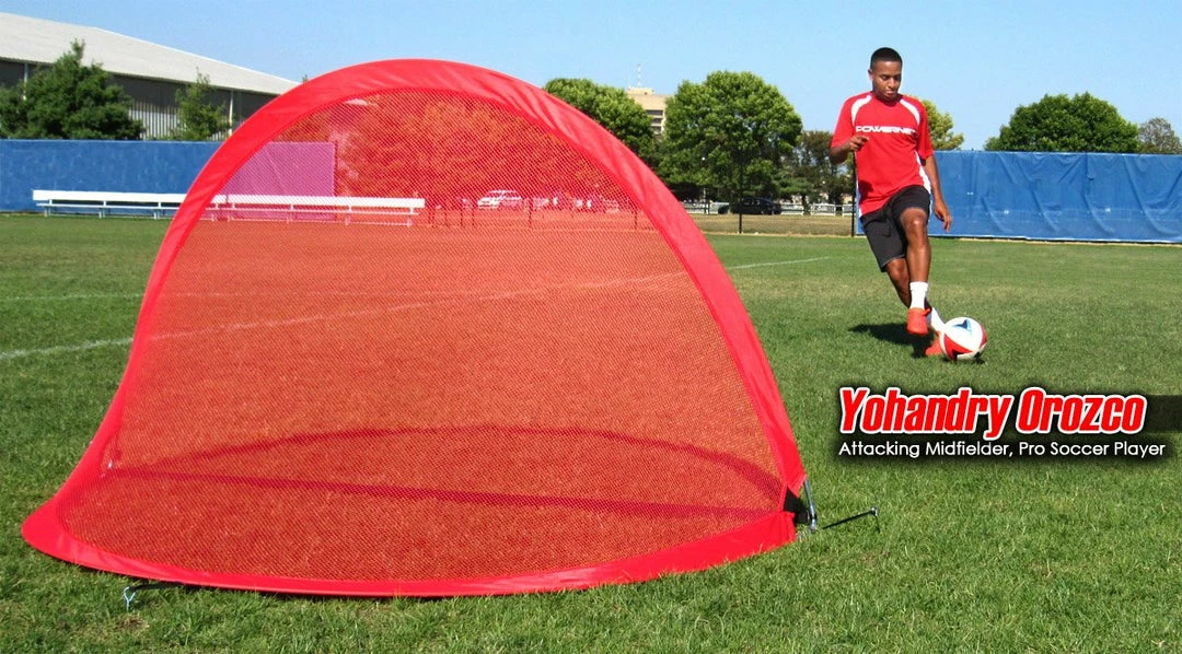 PowerNet Soccer Goal 6x4 Portable Pop-Up Net (1 Goal Only) 3 PowerNet Soccer Goal 6x4 Portable Pop-Up Net (1 Goal Only)