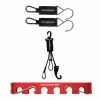 PowerNet Dugout Organization Dugout Bundle | Baseball Softball Bat Fence Rack + Fence Hook + Gear Hanger